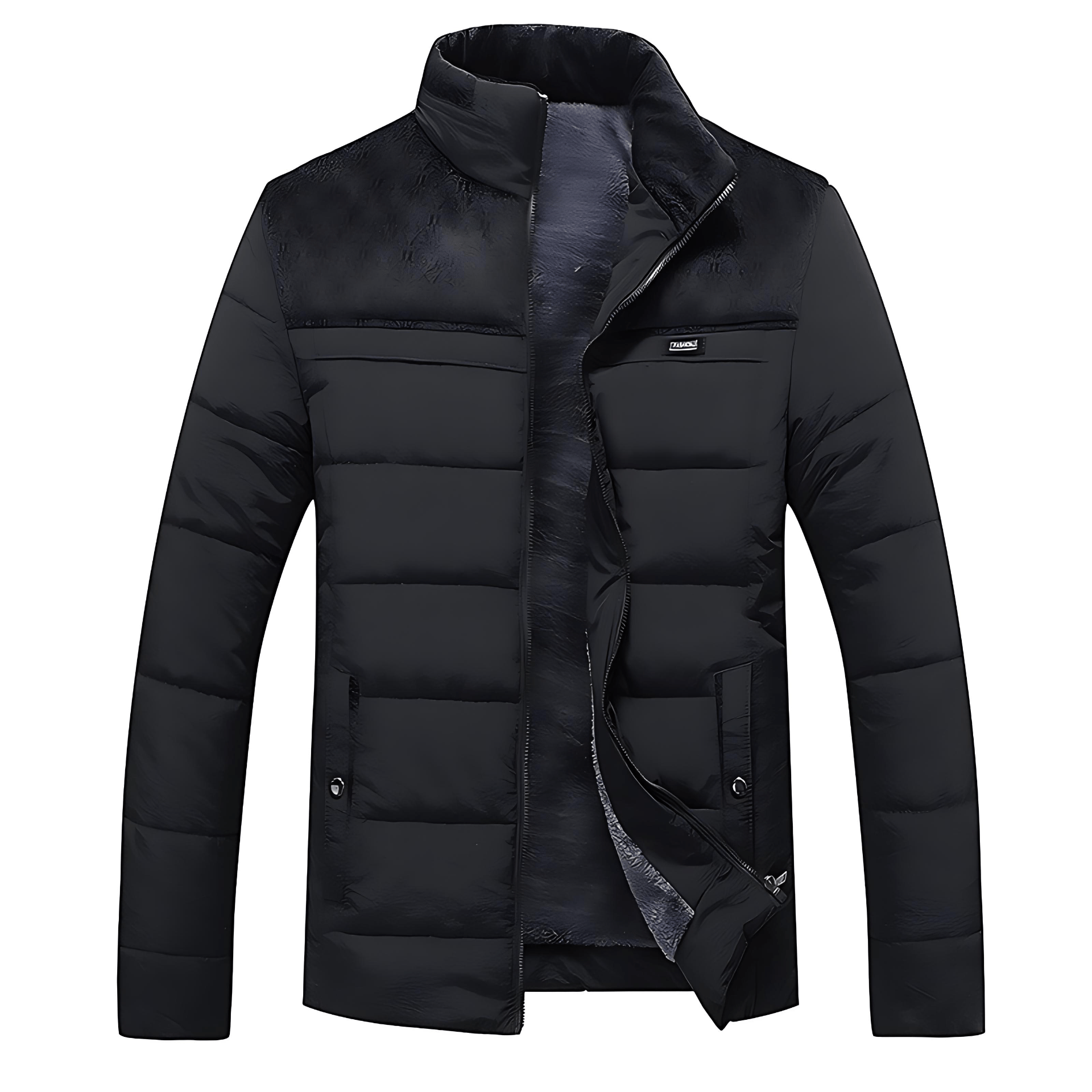 Cevori Stand-Up Collar Quilted Winter Jacket