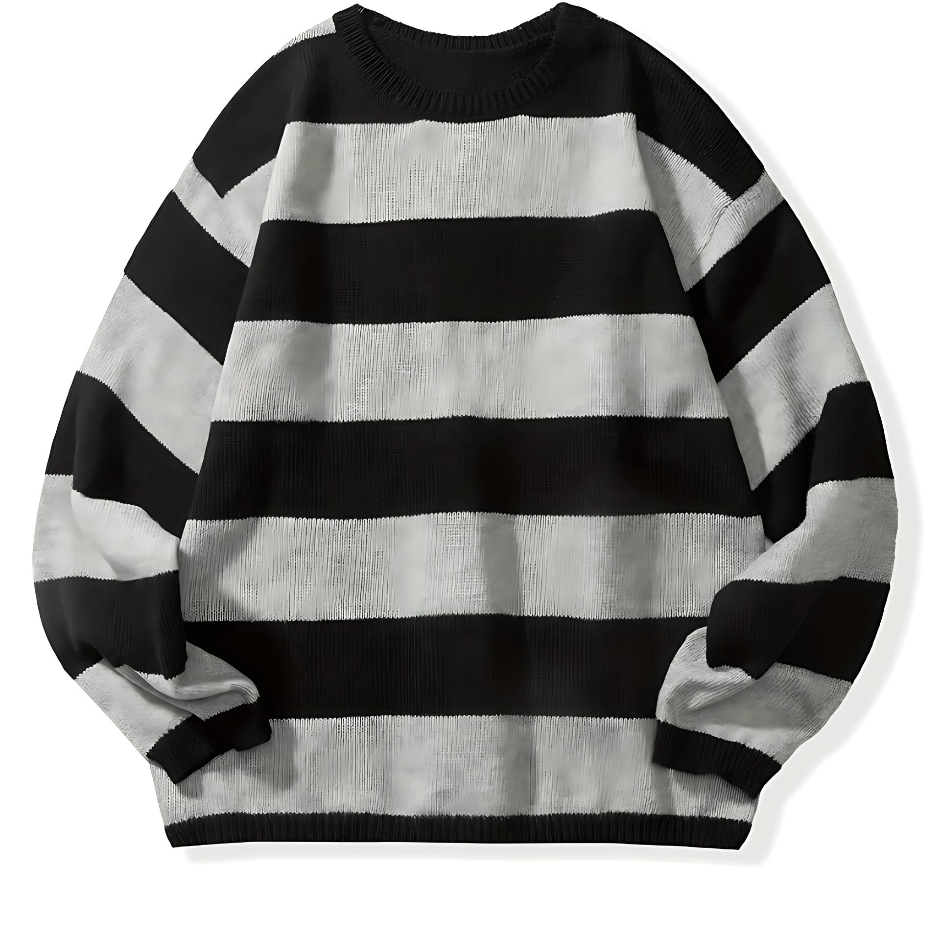 Cevori Striped Warm Knitted Jumper