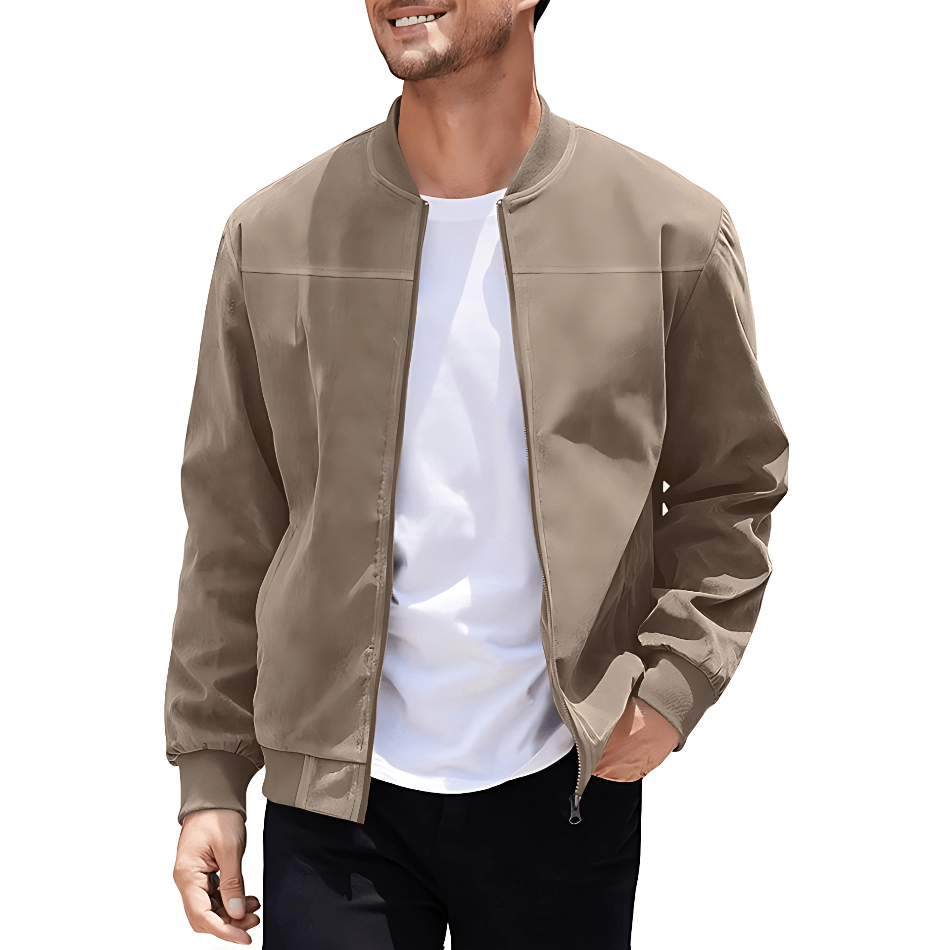 Cevori Stylish Zip Jacket with Side Pockets