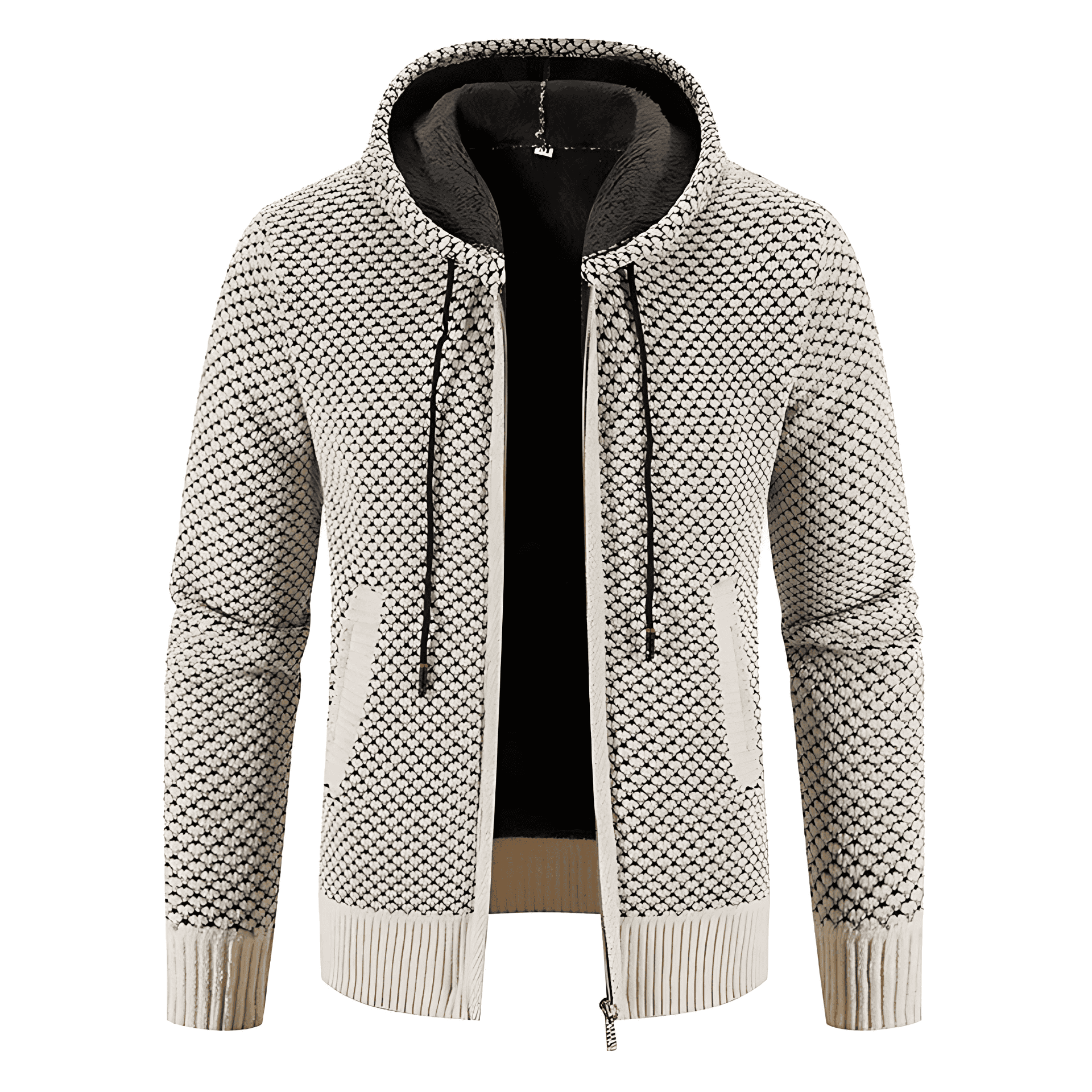 Cevori Trendy Design Stylish Hooded Cardigan