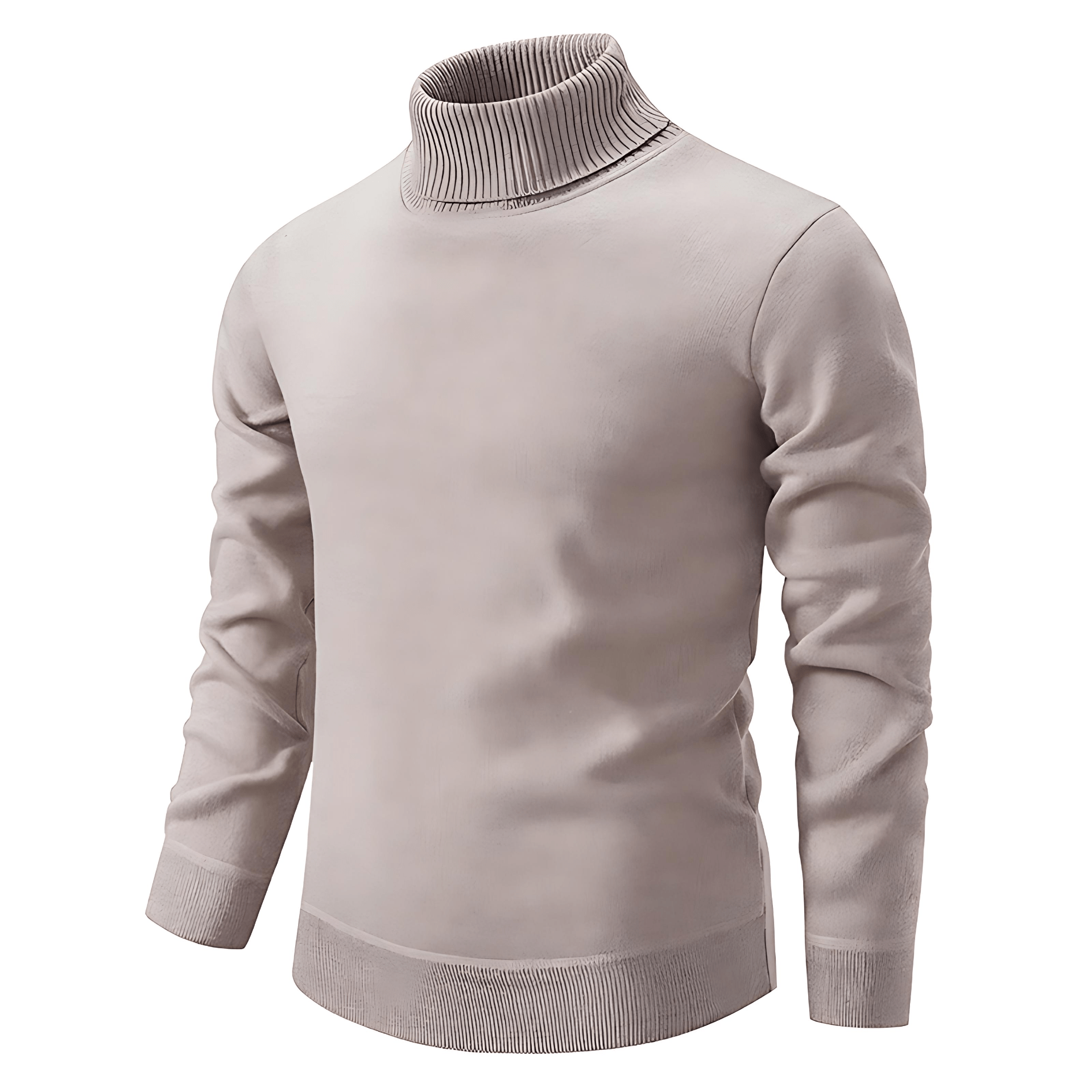 Cevori Turtleneck Soft Cotton Blend Jumper