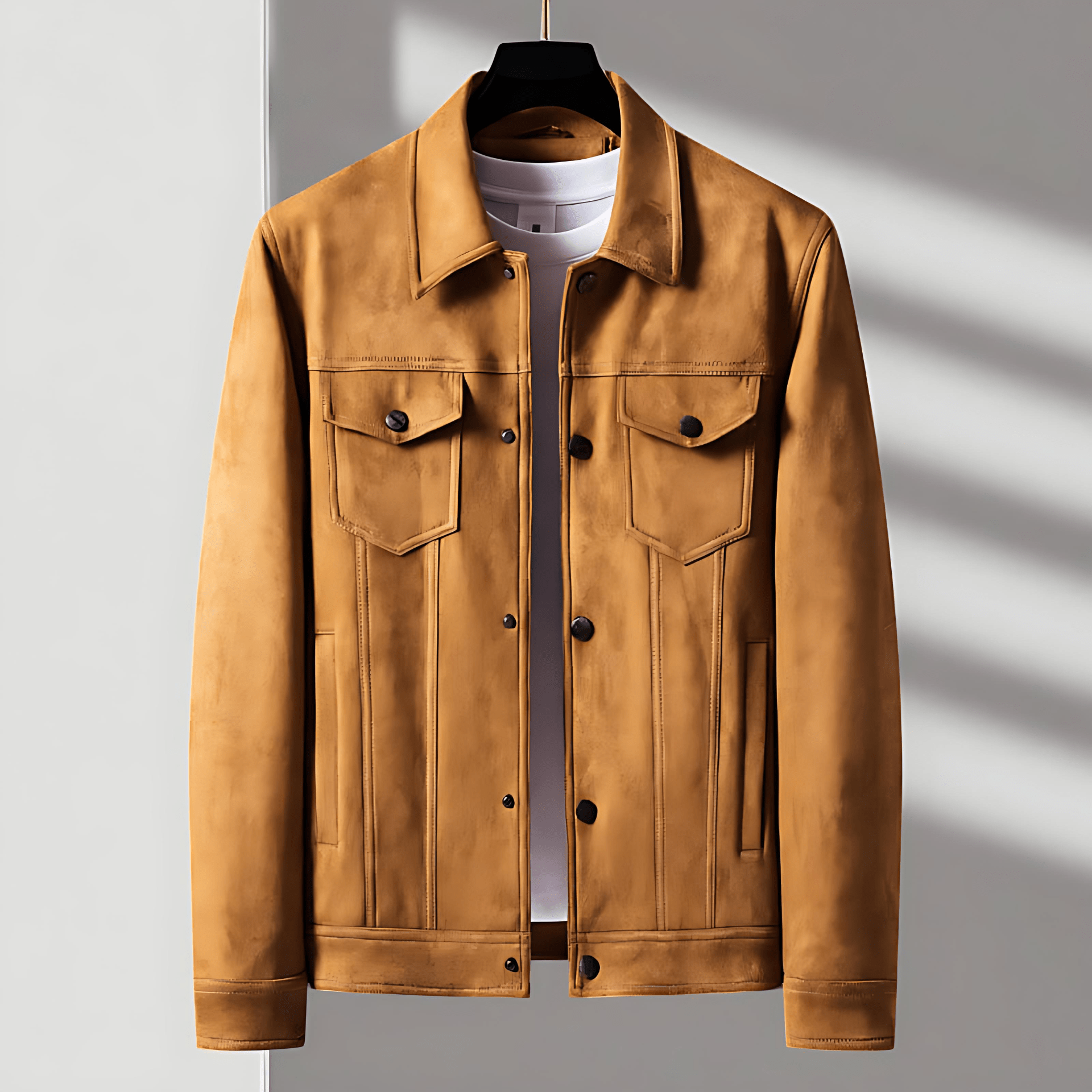 Cevori Vintage Inspired Style Retro Suede Jacket