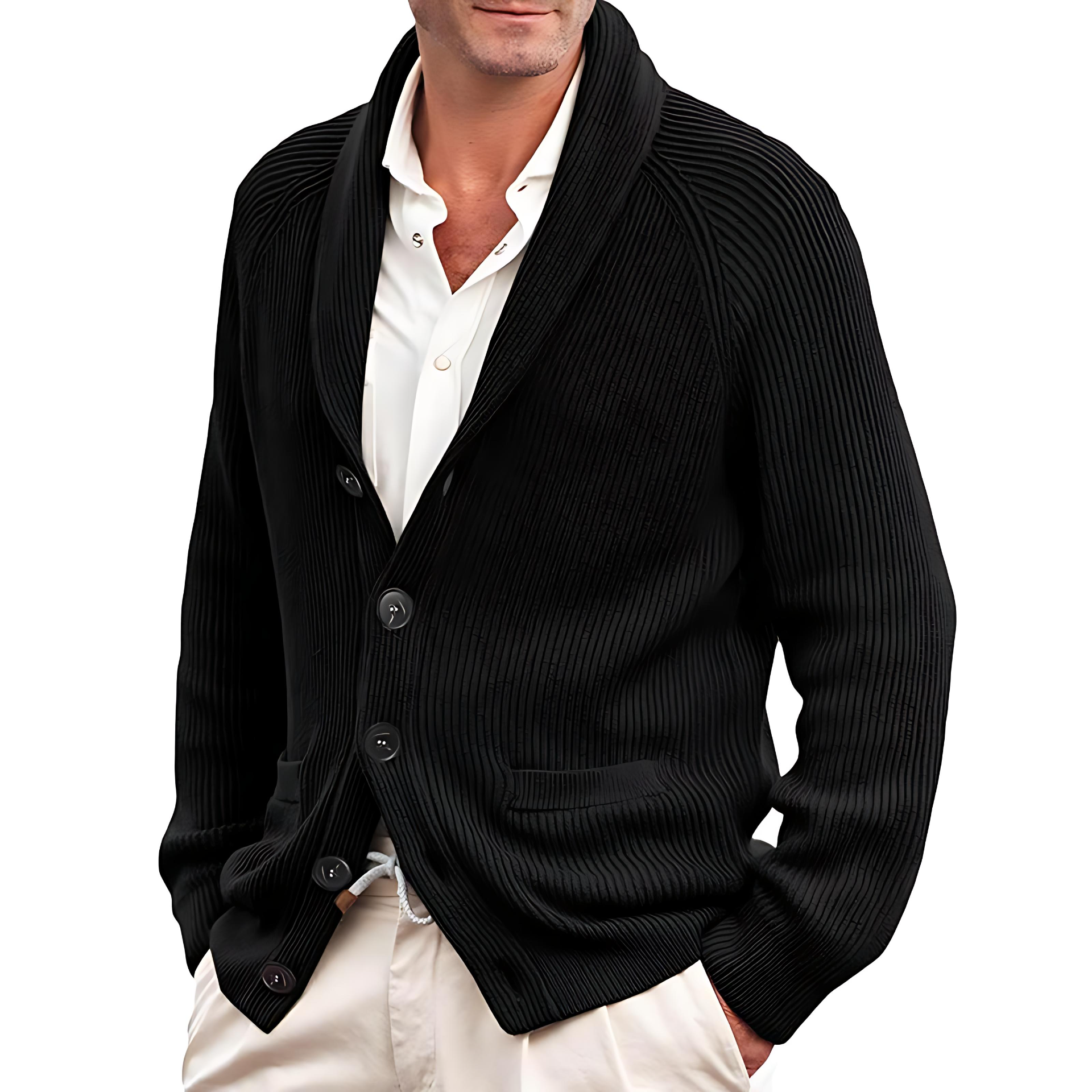 Cevori Vintage Wool Blend Knitted Cardigan