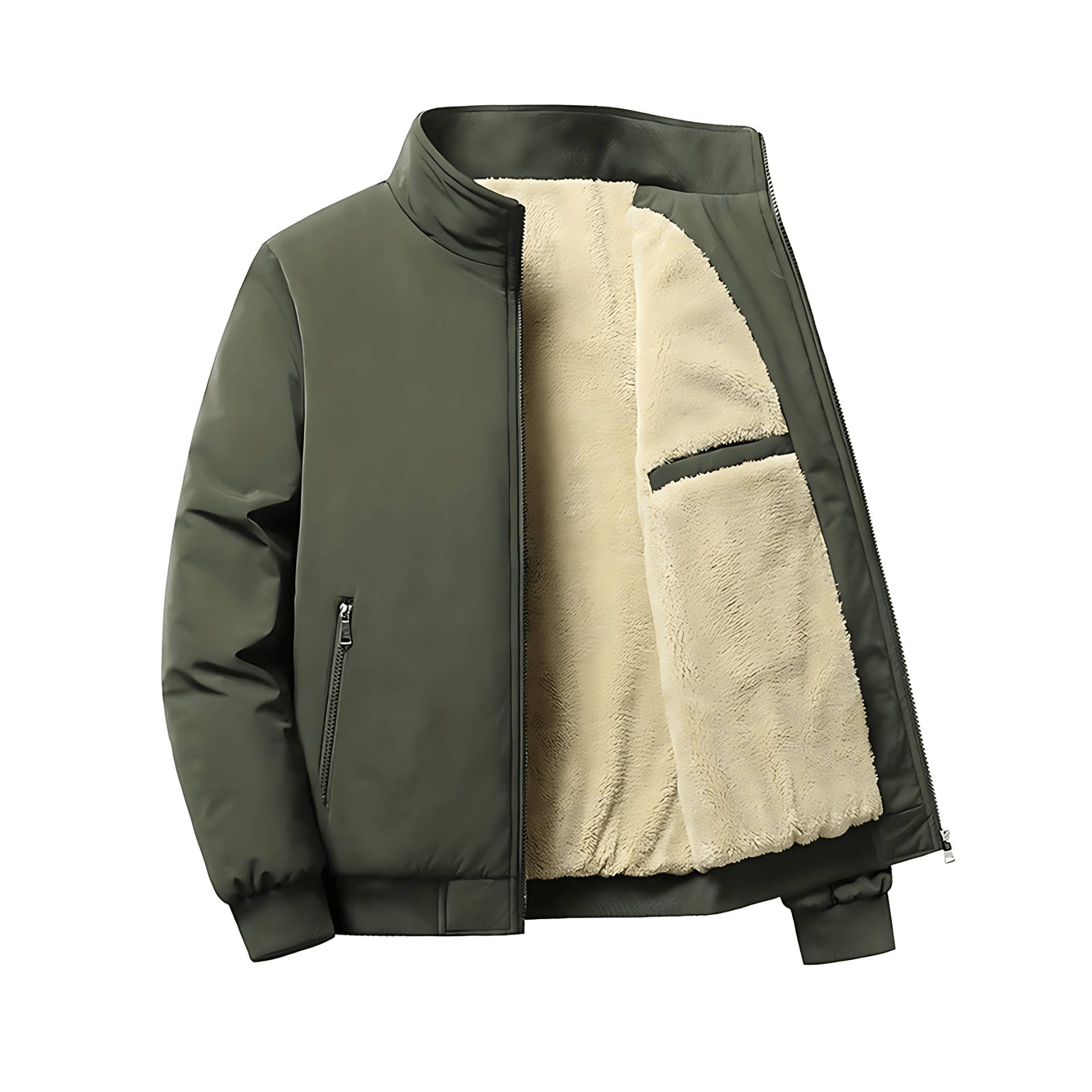 Cevori Warm Lined Bomber Jacket
