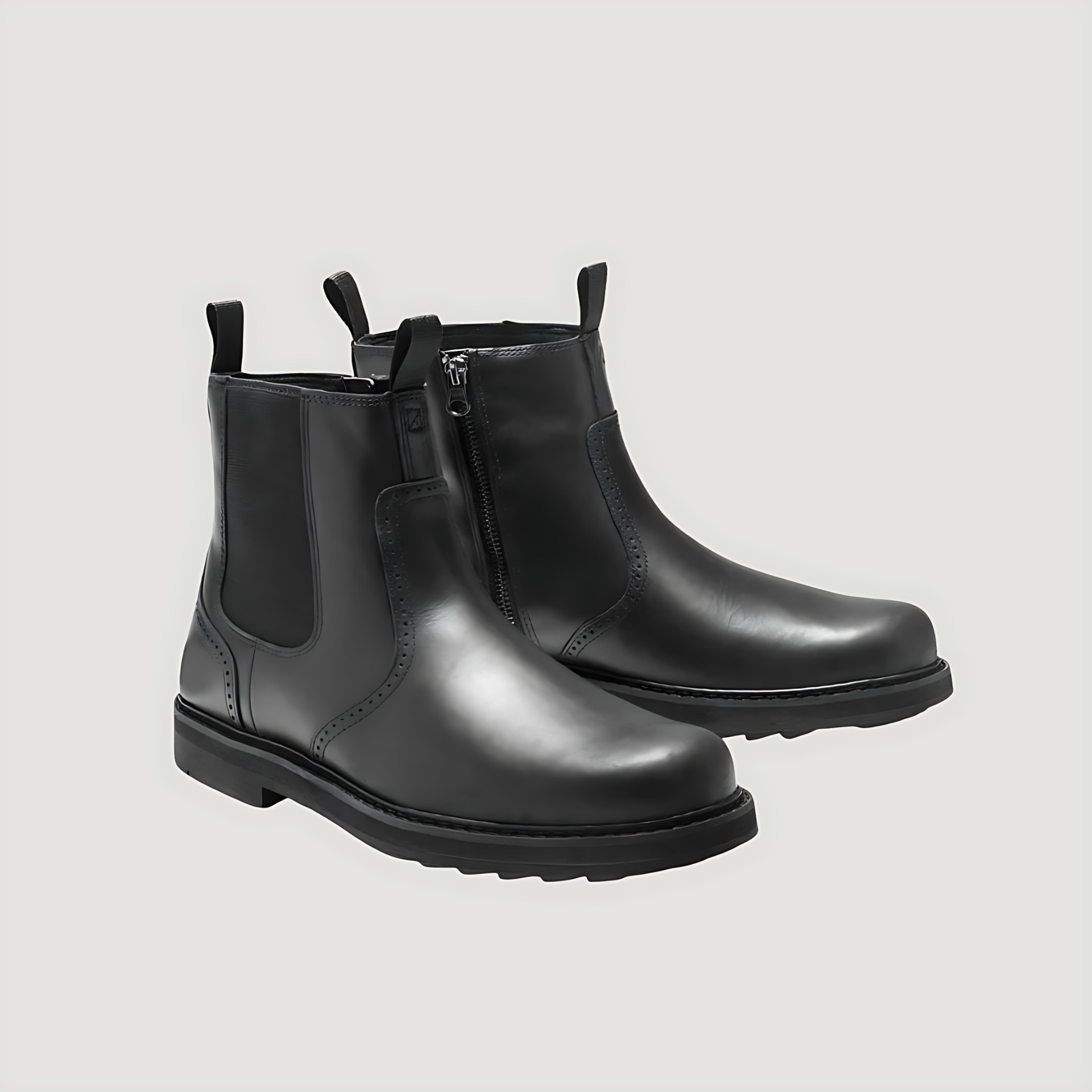 Cevori Waterproof Leather Chelsea Ankle Boots