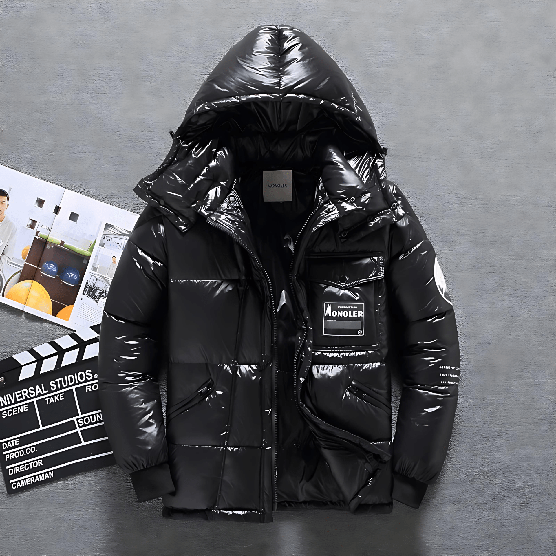 Cevori Winter Wear Hooded Down Jacket