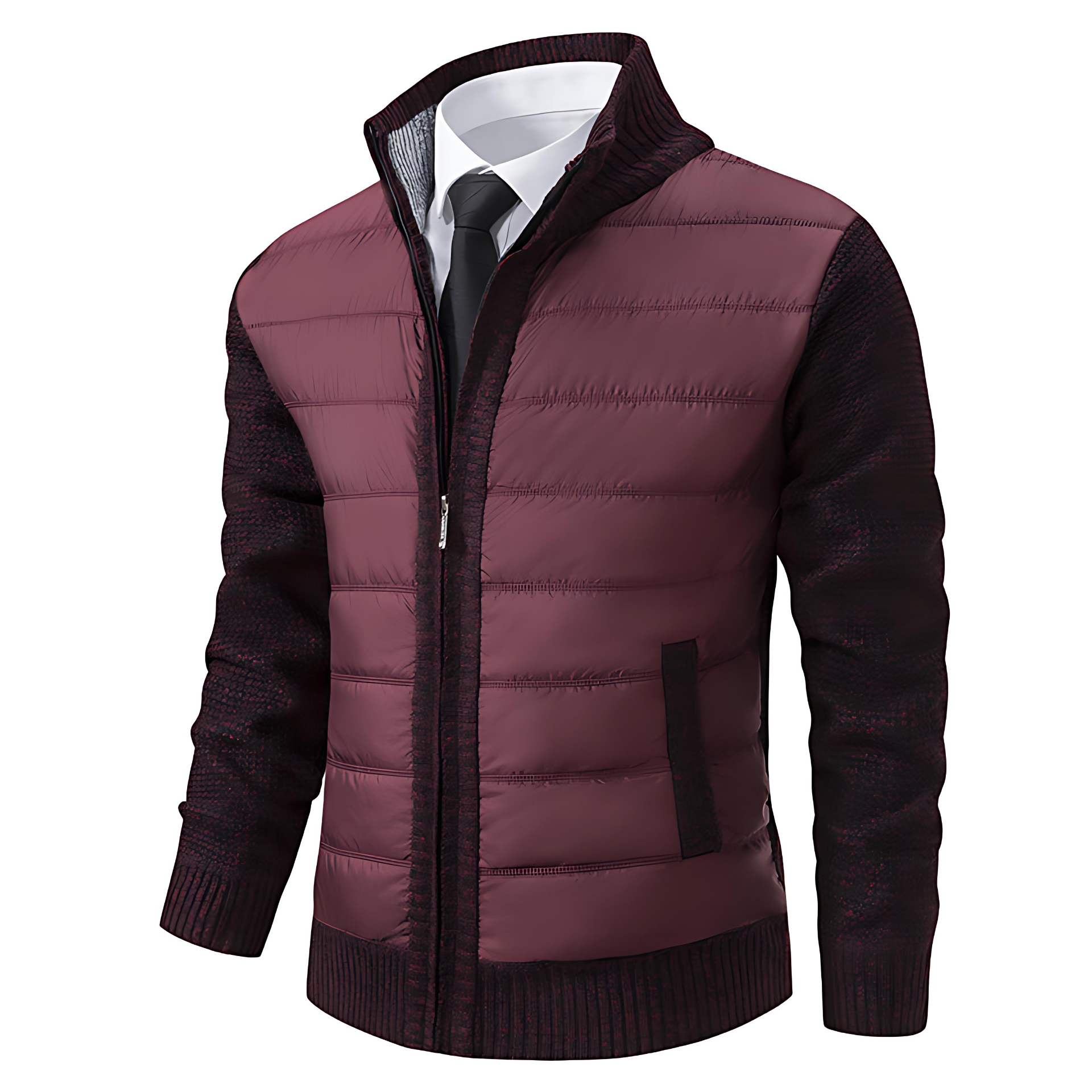 Cevori Zip-Up Knit Style Winter Cardigan