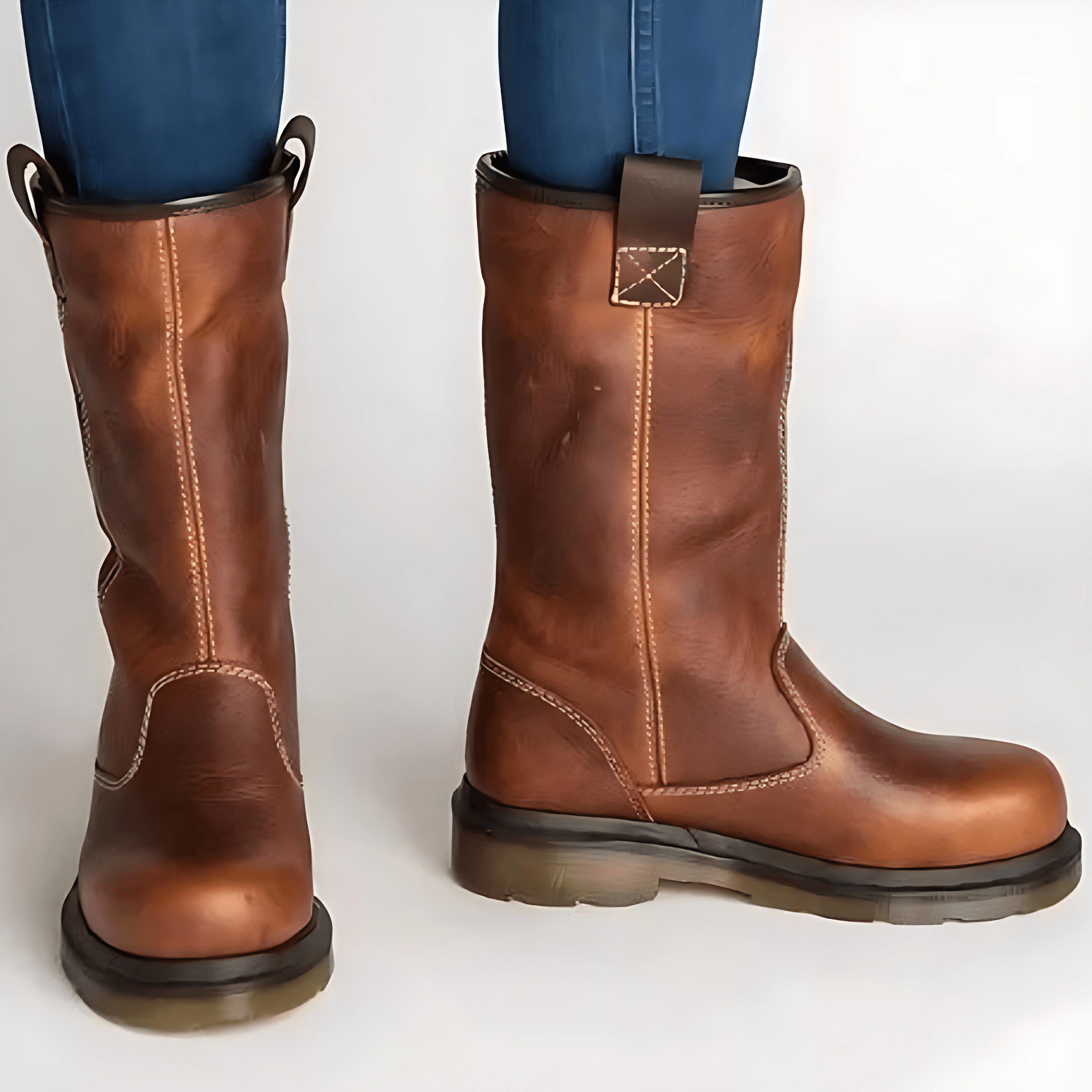 Cevori Zipped Boots with Soft Lining for Comfort