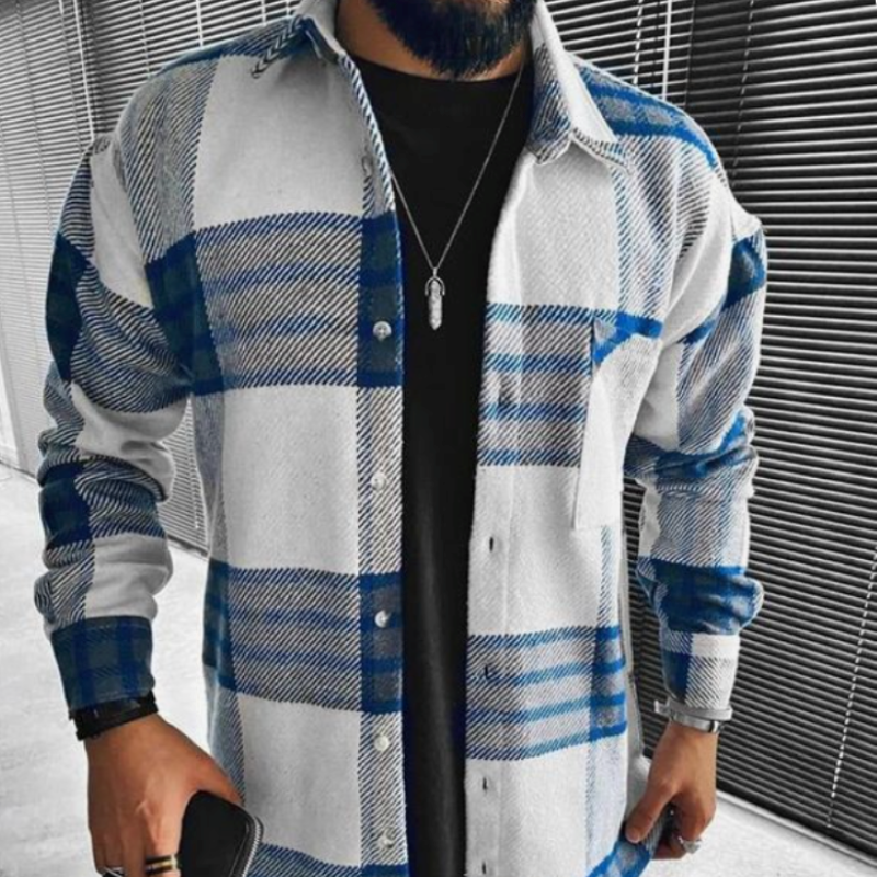 Cevori Checked Overshirt With Chest Pocket