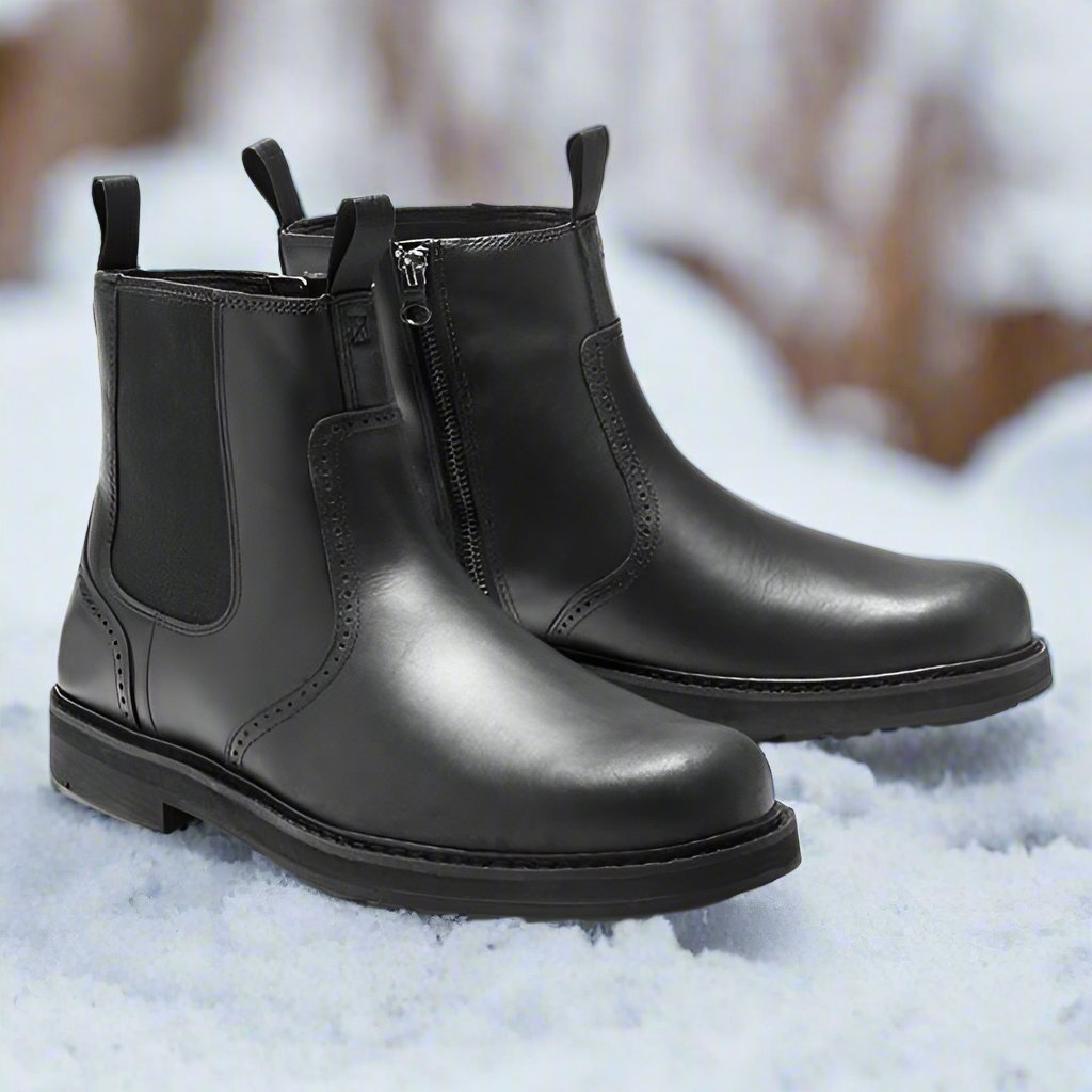Cevori Casual Chelsea Suede Boots