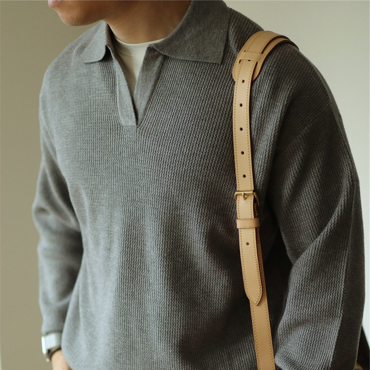 Cevori Classic Style Knit Polo