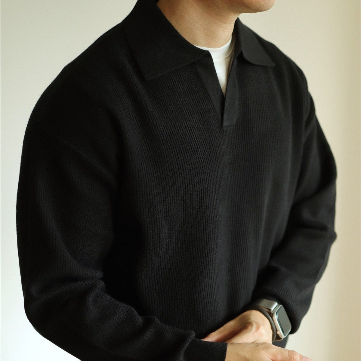 Cevori Classic Style Knit Polo