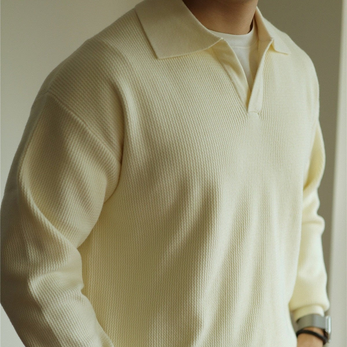 Cevori Classic Style Knit Polo