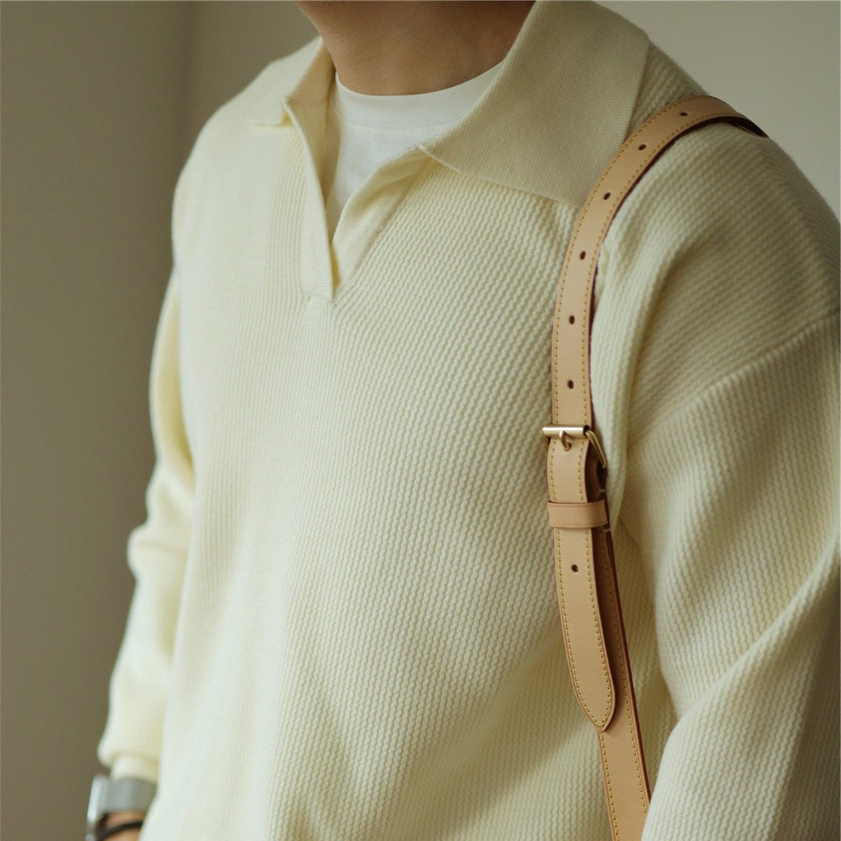 Cevori Classic Style Knit Polo