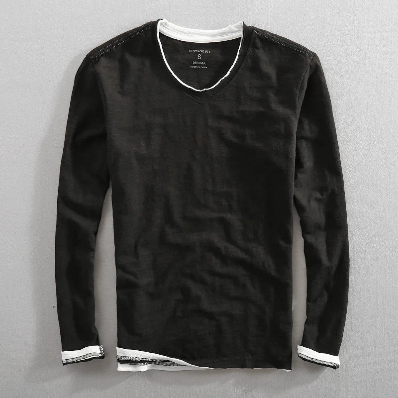 Cevori Stylish Long Sleeve Cotton Shirt
