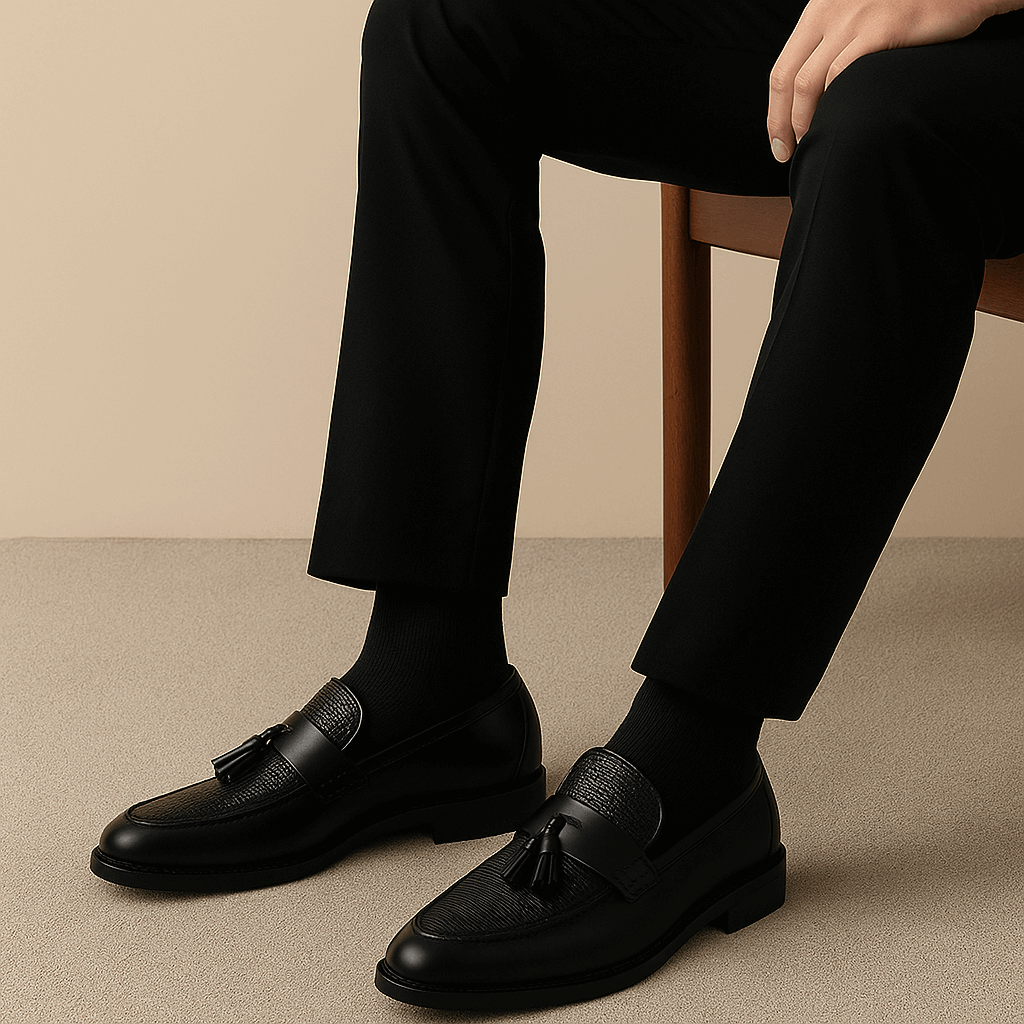 Cevori Stylish Comfort Leather Tassel Loafers