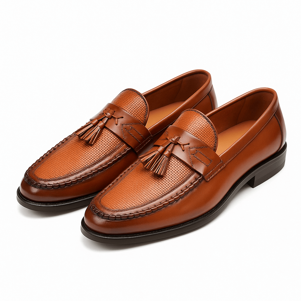 Cevori Stylish Comfort Leather Tassel Loafers