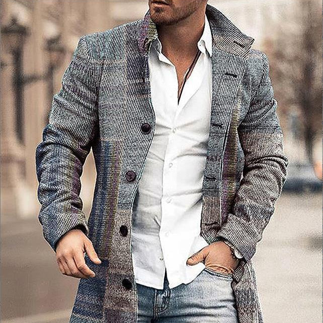 Cevori Windproof Single Breasted Autumn Winter Jacket