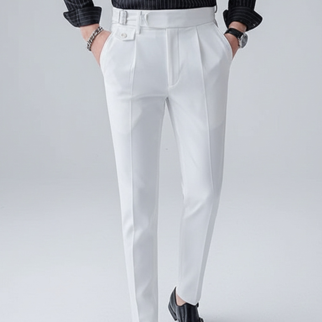 Cevori Business Tailored Pleated Fit Trousers
