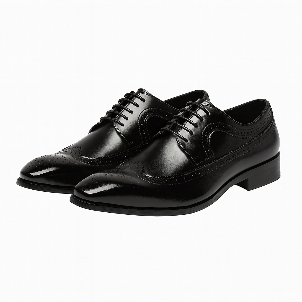 Cevori Classic Lace-Up Style Brogue Oxford Shoes
