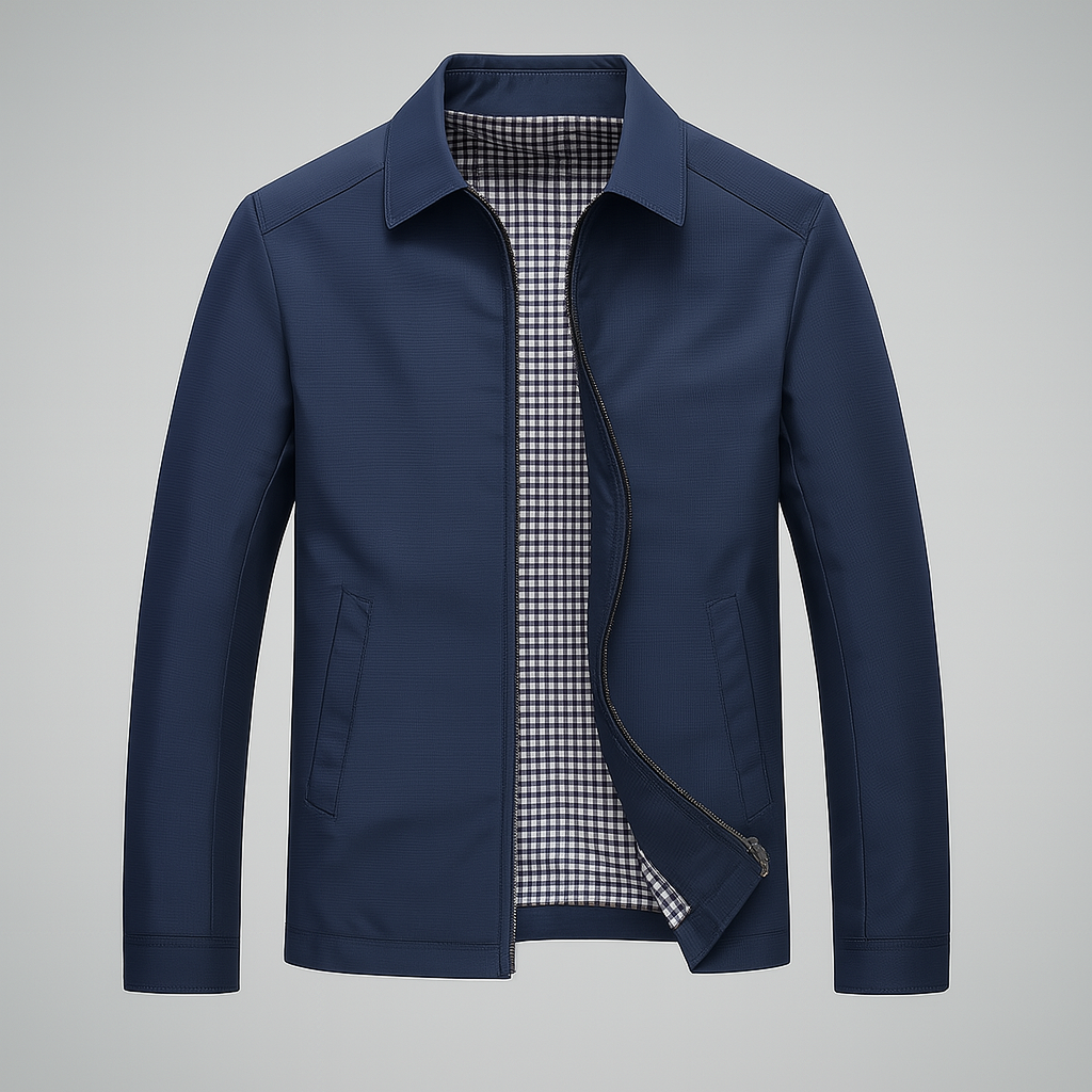 Cevori Lightweight Casual Zip-Up Harrington Jacket