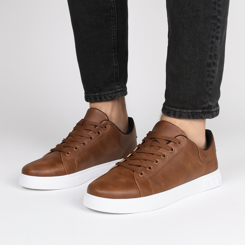 Cevori Casual Modern Style Lace-Up Sneakers