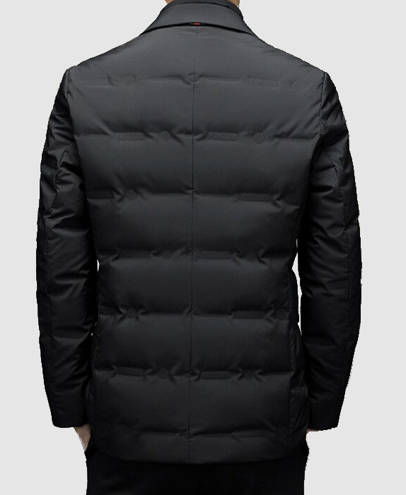 Cevori Smart Outerwear Notch Lapel Padded Jacket