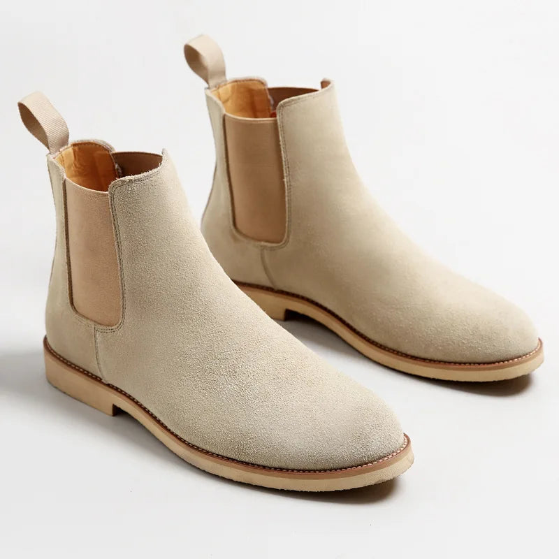 Cevori Retro Ankle High Design Chelsea Boots