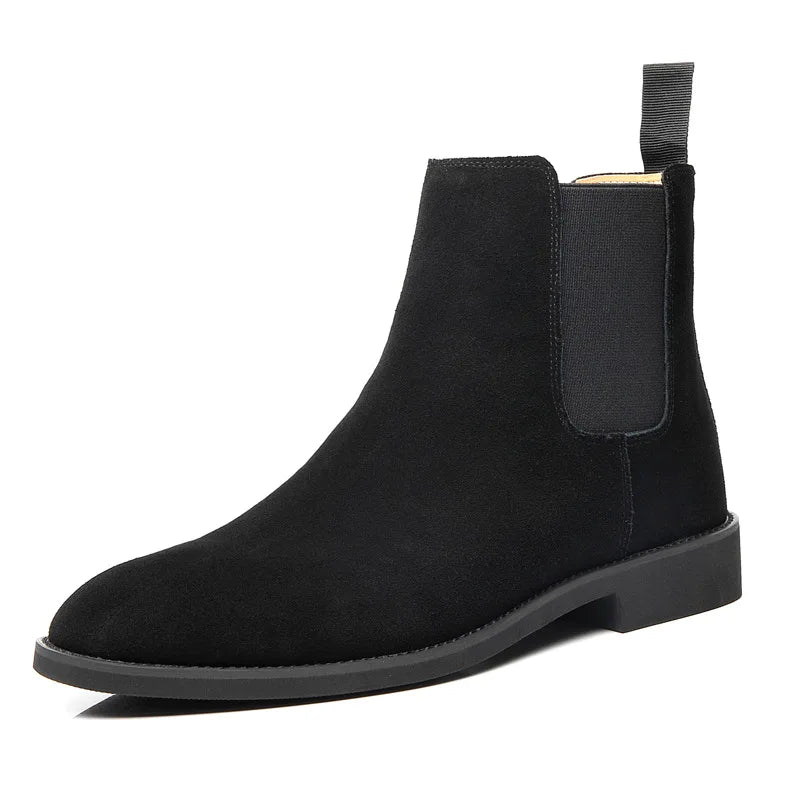 Cevori Retro Ankle High Design Chelsea Boots