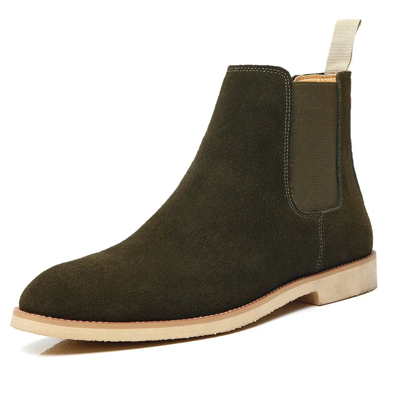 Cevori Retro Ankle High Design Chelsea Boots