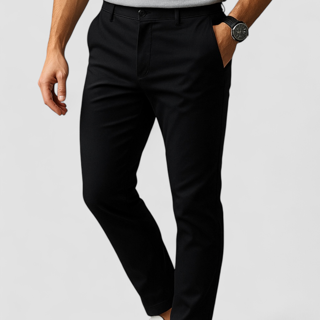 Cevori Casual Style Slim Fit Business Trousers