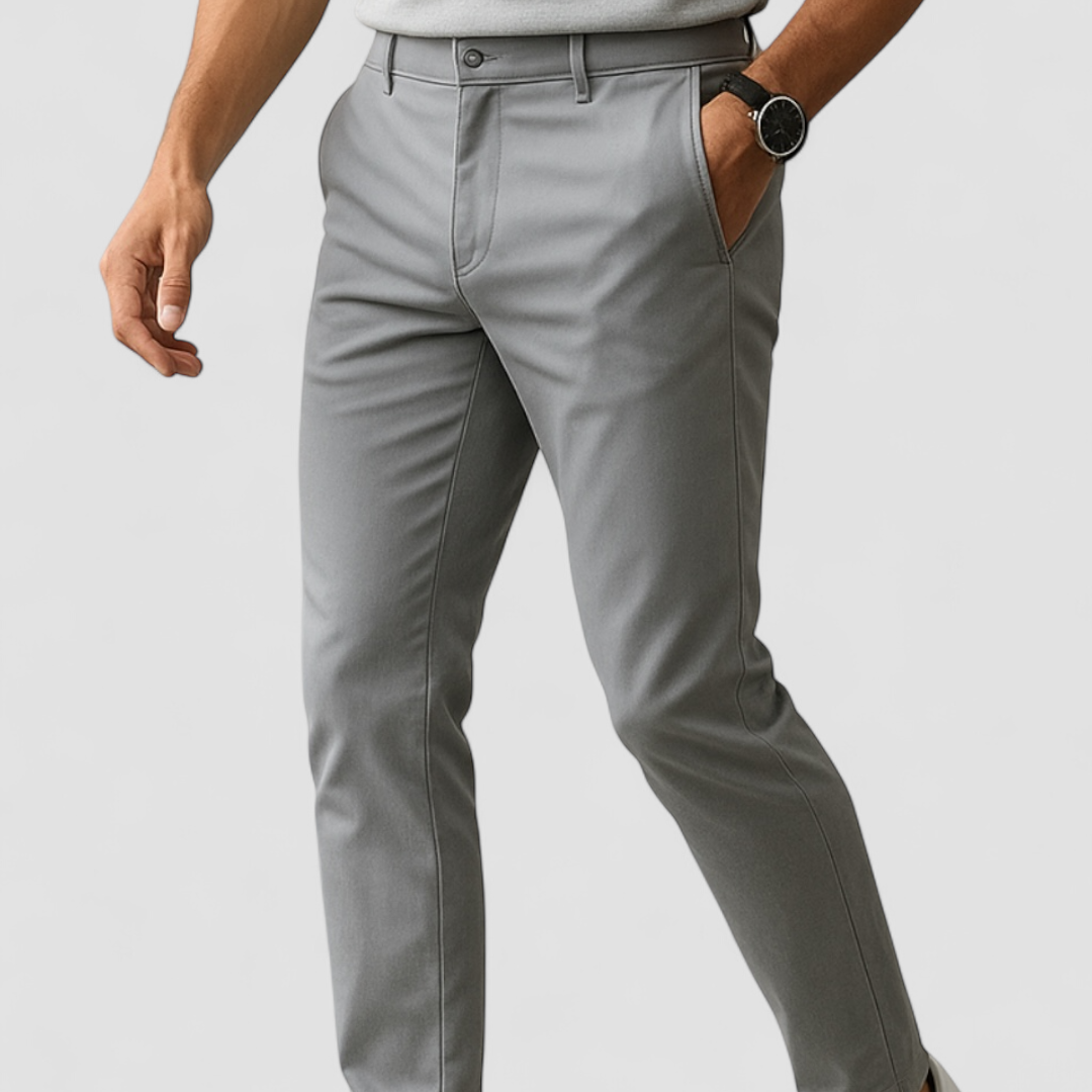 Cevori Casual Style Slim Fit Business Trousers