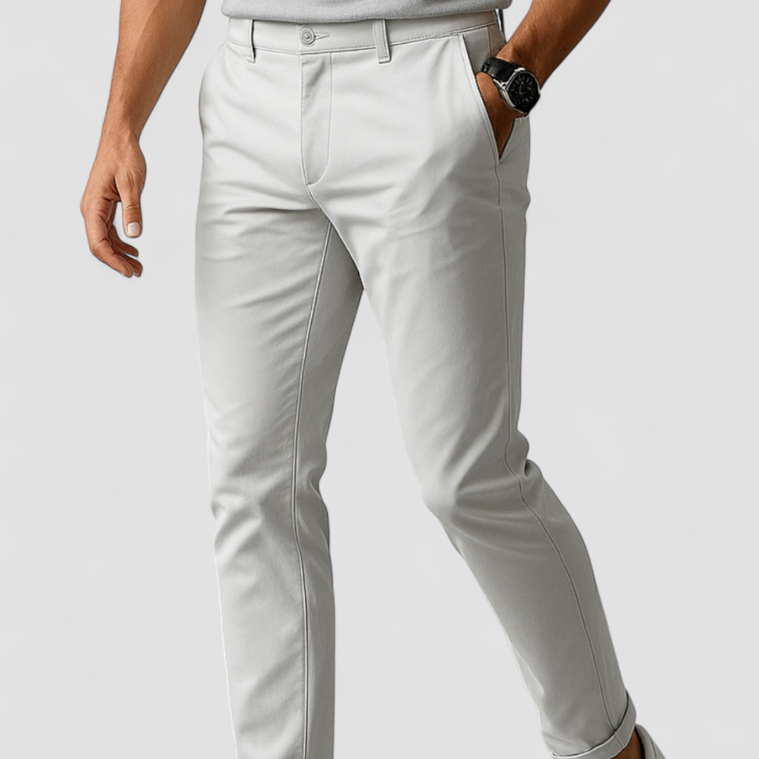 Cevori Casual Style Slim Fit Business Trousers