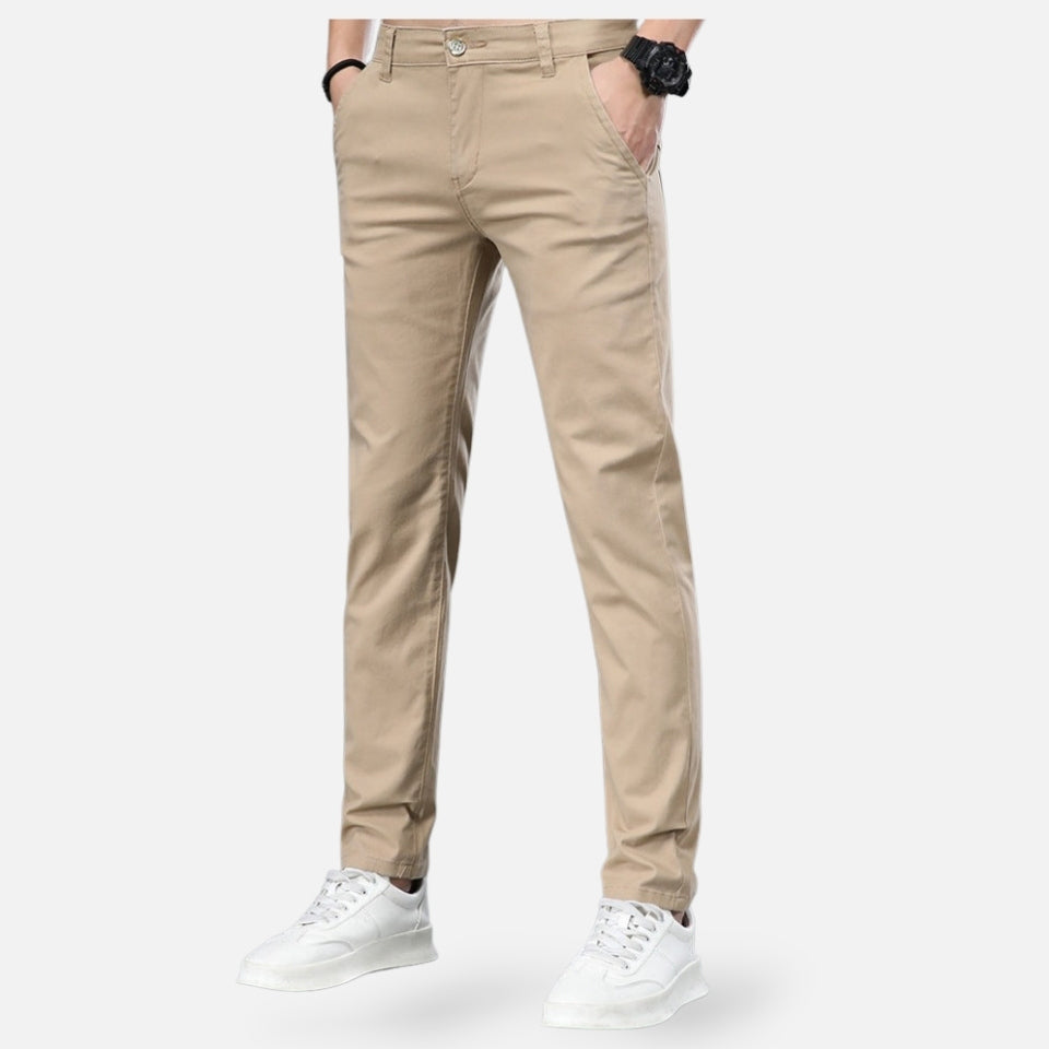 Cevori Casual Style Slim Fit Business Trousers