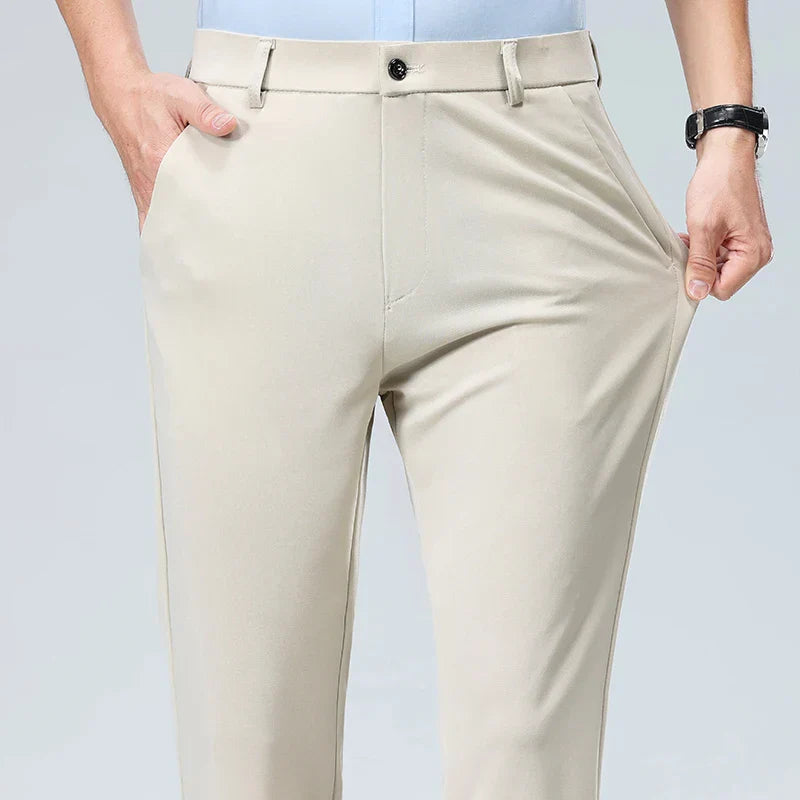 Cevori Business Style Classic Slim Fit Trousers