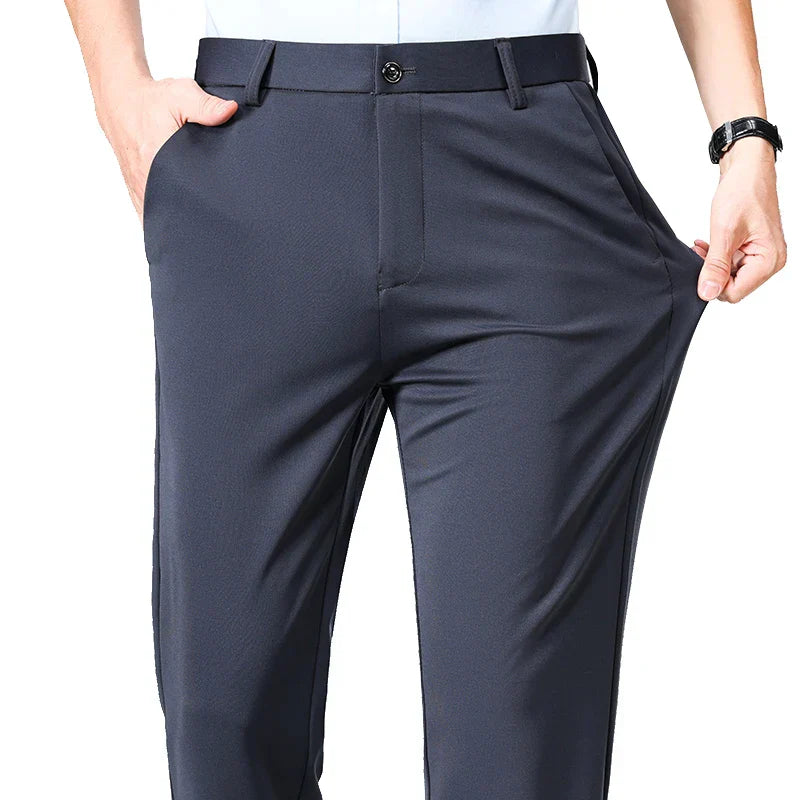 Cevori Business Style Classic Slim Fit Trousers