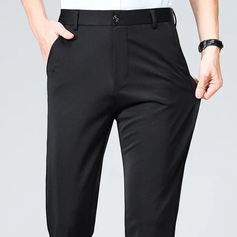 Cevori Business Style Classic Slim Fit Trousers