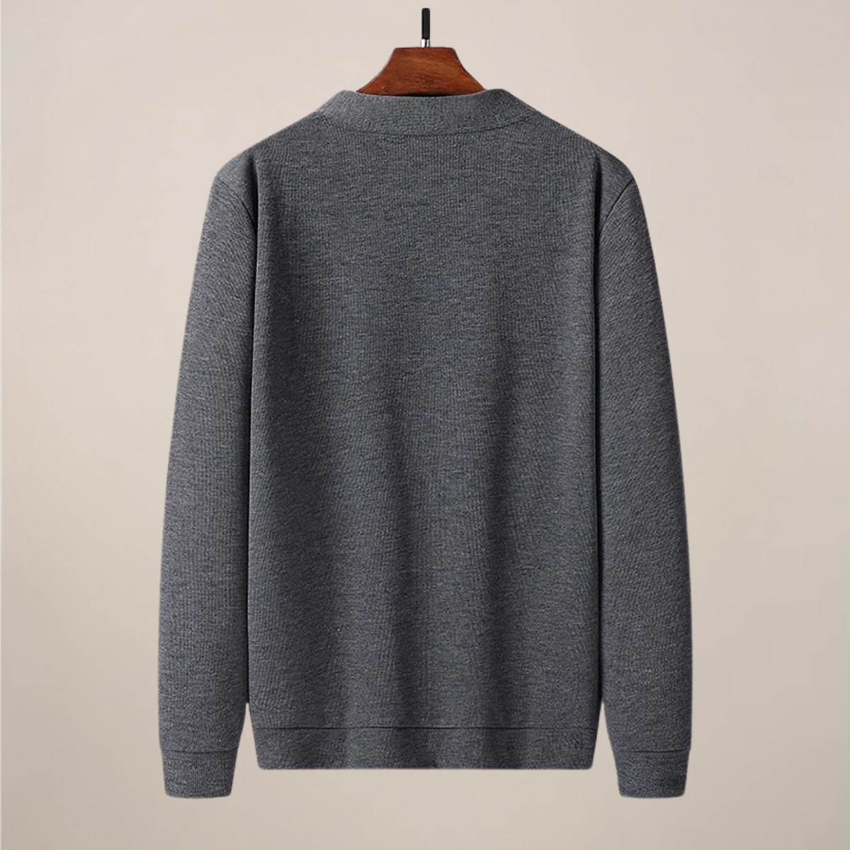 Cevori Button-Up V-Neck Cardigan