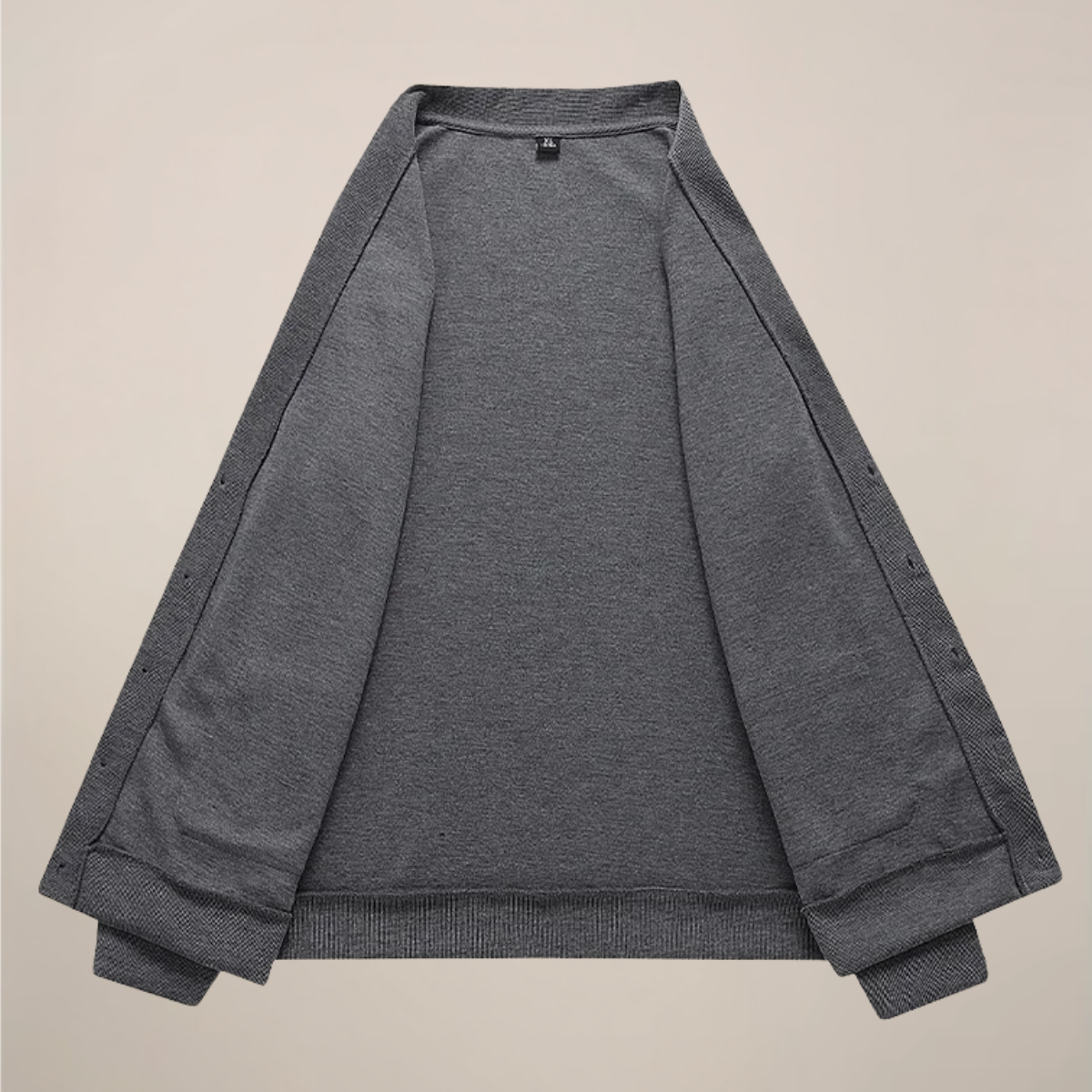 Cevori Button-Up V-Neck Cardigan
