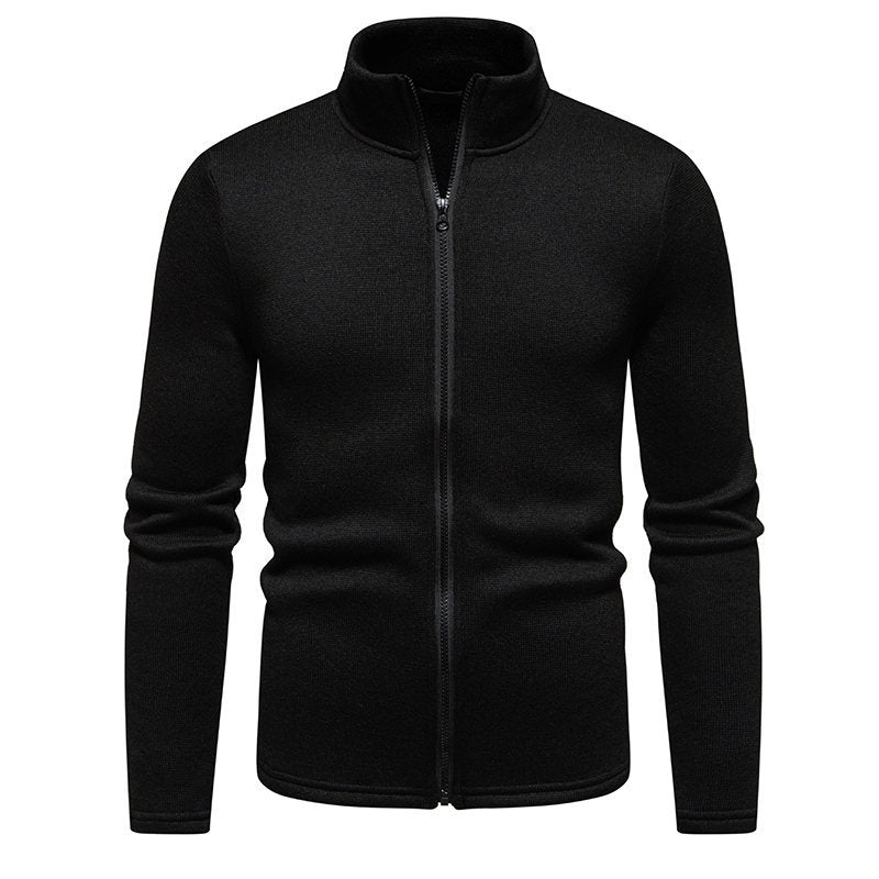 Cevori High Collar Full Zip Style Fleece Jacket