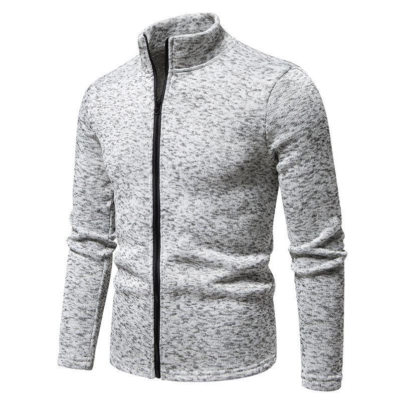 Cevori High Collar Full Zip Style Fleece Jacket