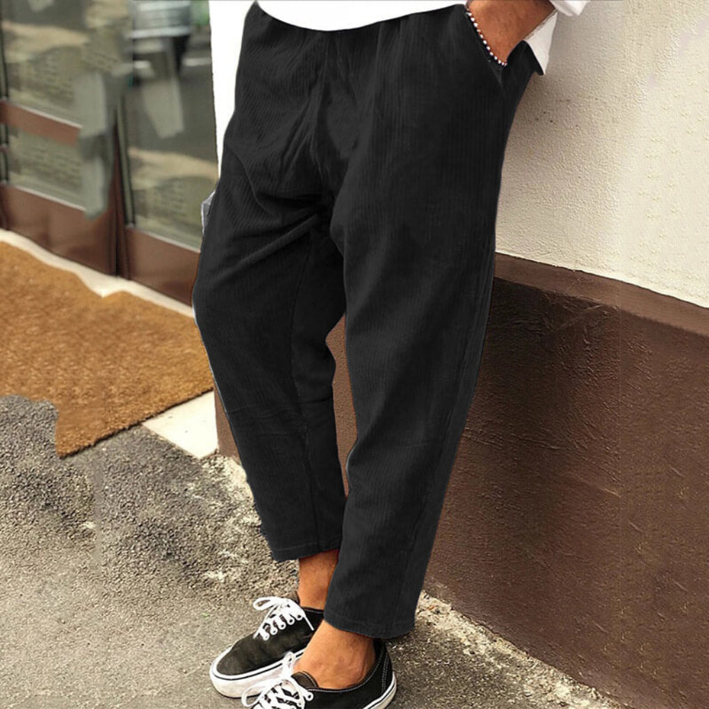 Cevori Relaxed Fit Corduroy Pants