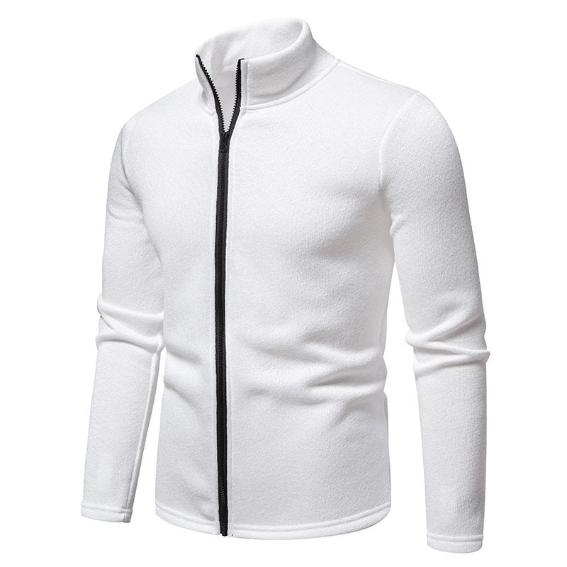 Cevori High Collar Full Zip Style Fleece Jacket