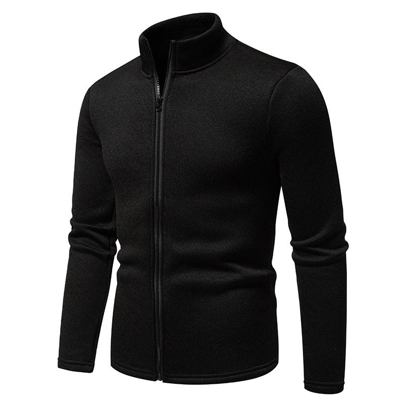 Cevori High Collar Full Zip Style Fleece Jacket