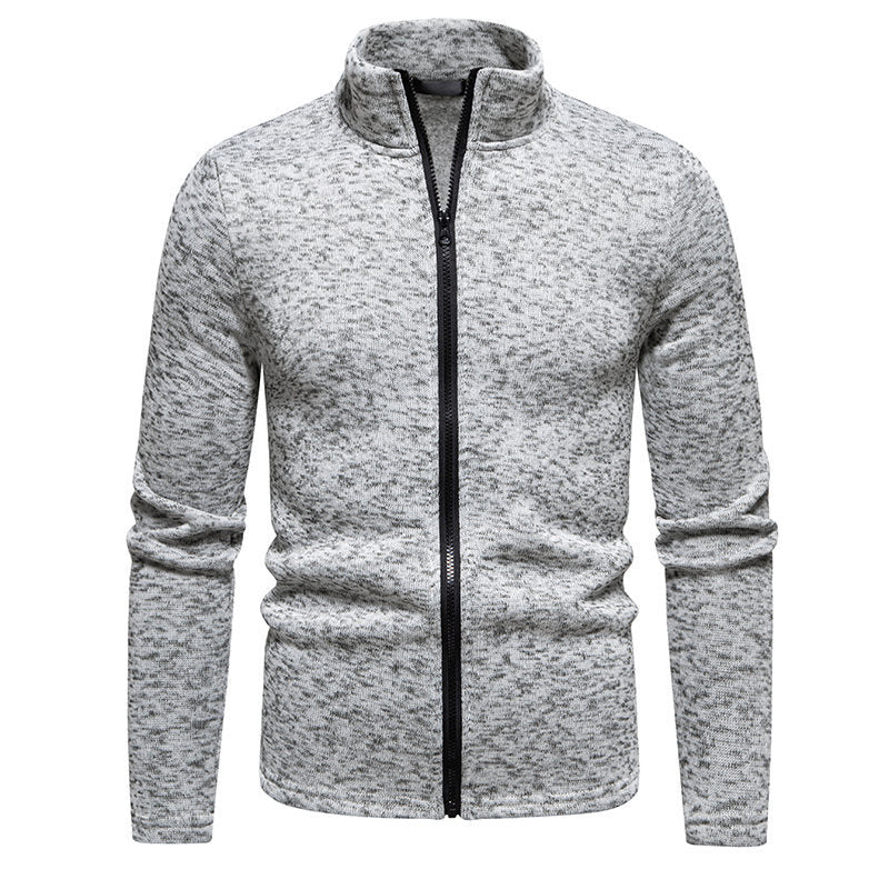 Cevori High Collar Full Zip Style Fleece Jacket
