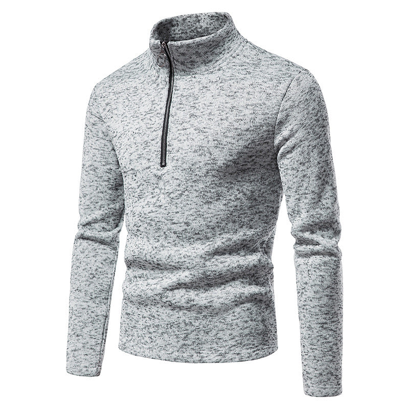 Cevori Stand-Up Collar Fleece Jumper