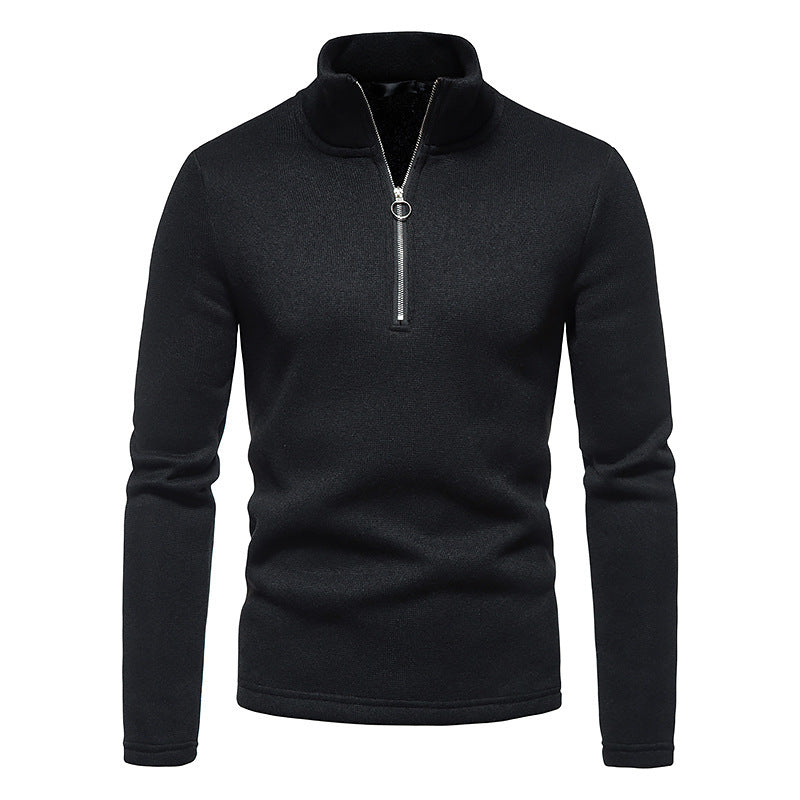 Cevori Stand-Up Collar Fleece Jumper