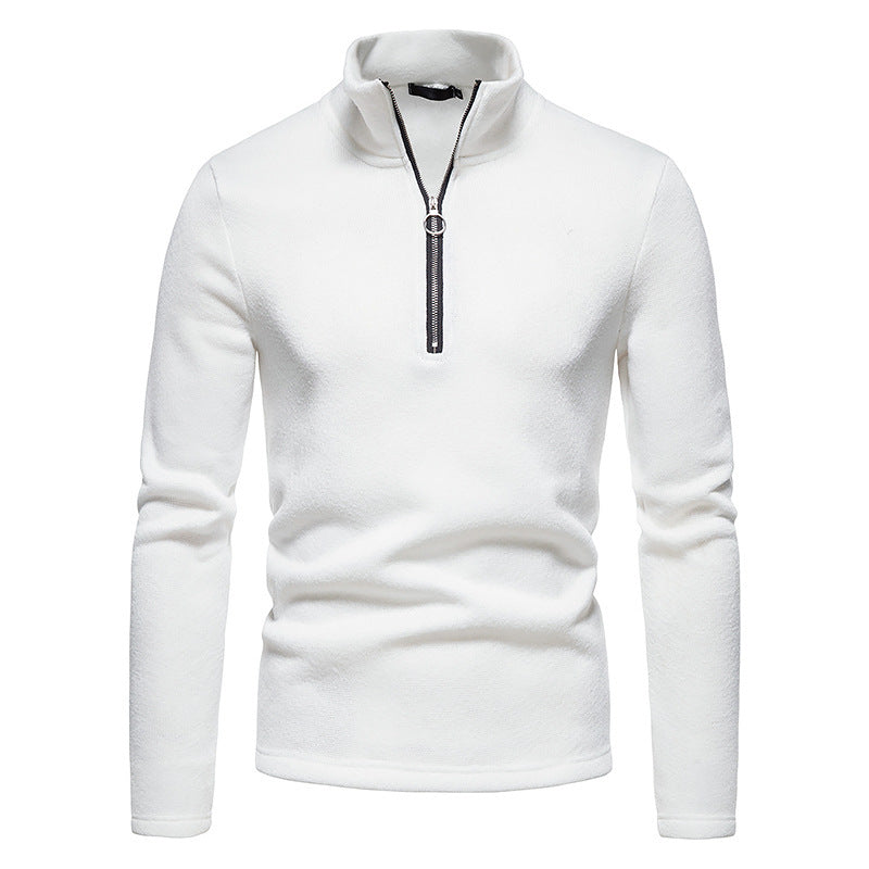 Cevori Stand-Up Collar Fleece Jumper