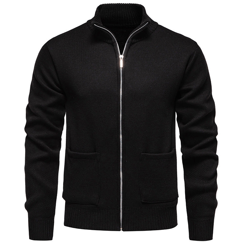 Cevori Full Length Zip-Up Cardigan with Pockets