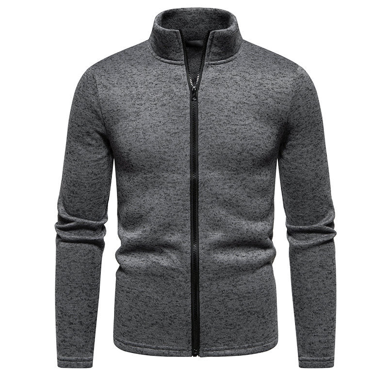 Cevori High Collar Full Zip Style Fleece Jacket